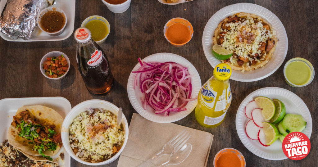 Backyard Taco Stapley Dinner and Movie in Mesa