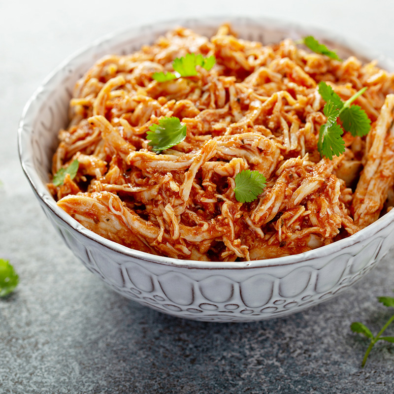 Mexican pulled chicken