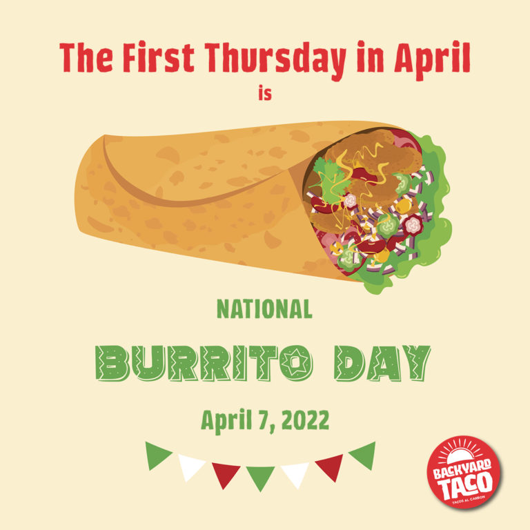 National Burrito Day Backyard Taco