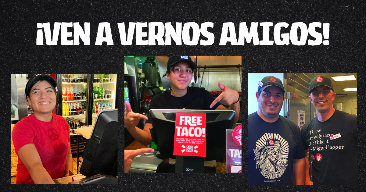 Personal de Backyard Taco