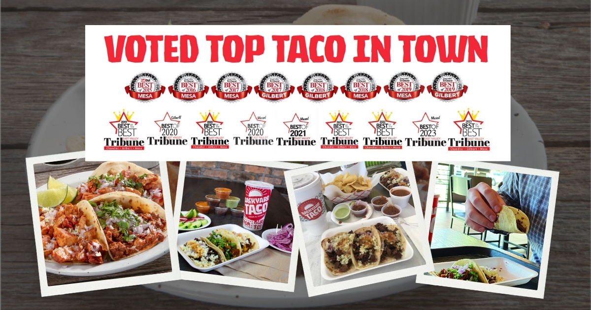 Voted top taco in town