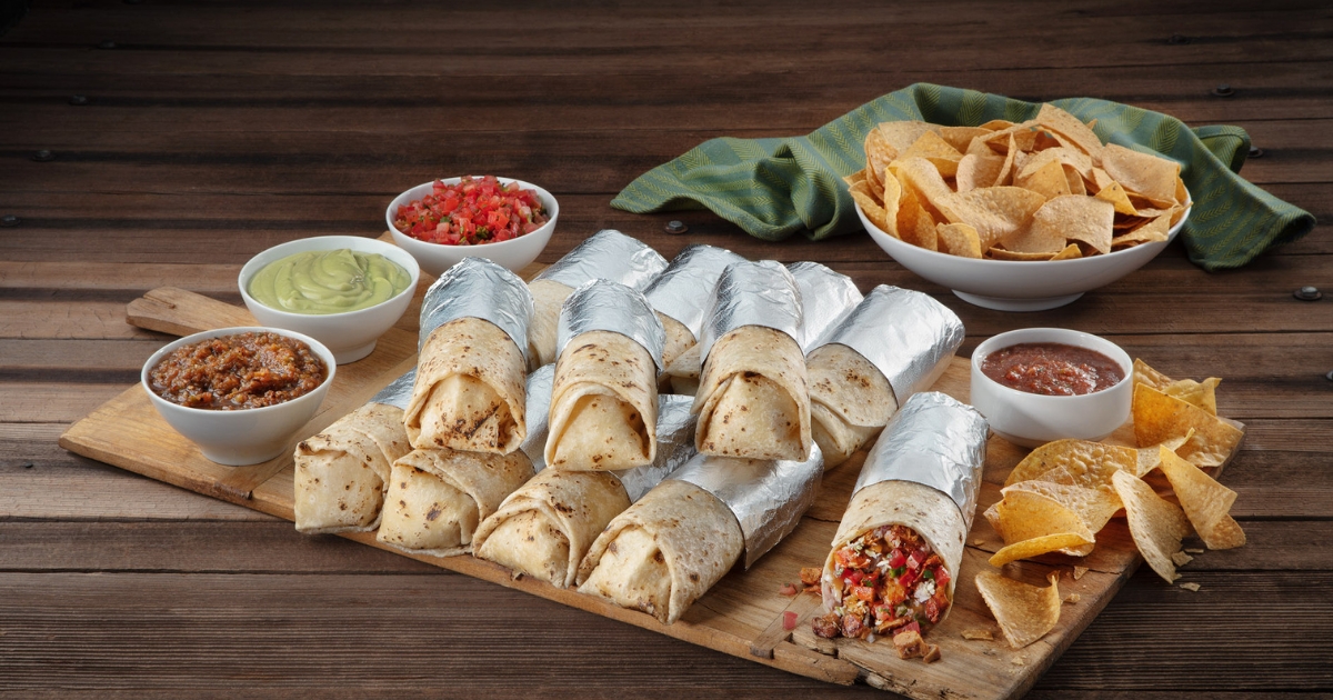 Backyard Taco Burrito Trays