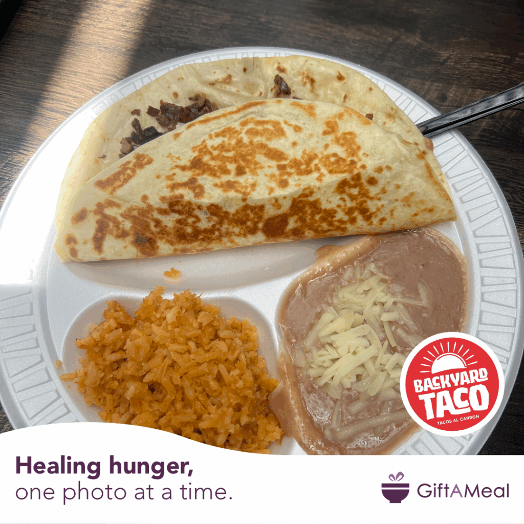 Backyard Taco and GiftAMeal - Healing Hunger