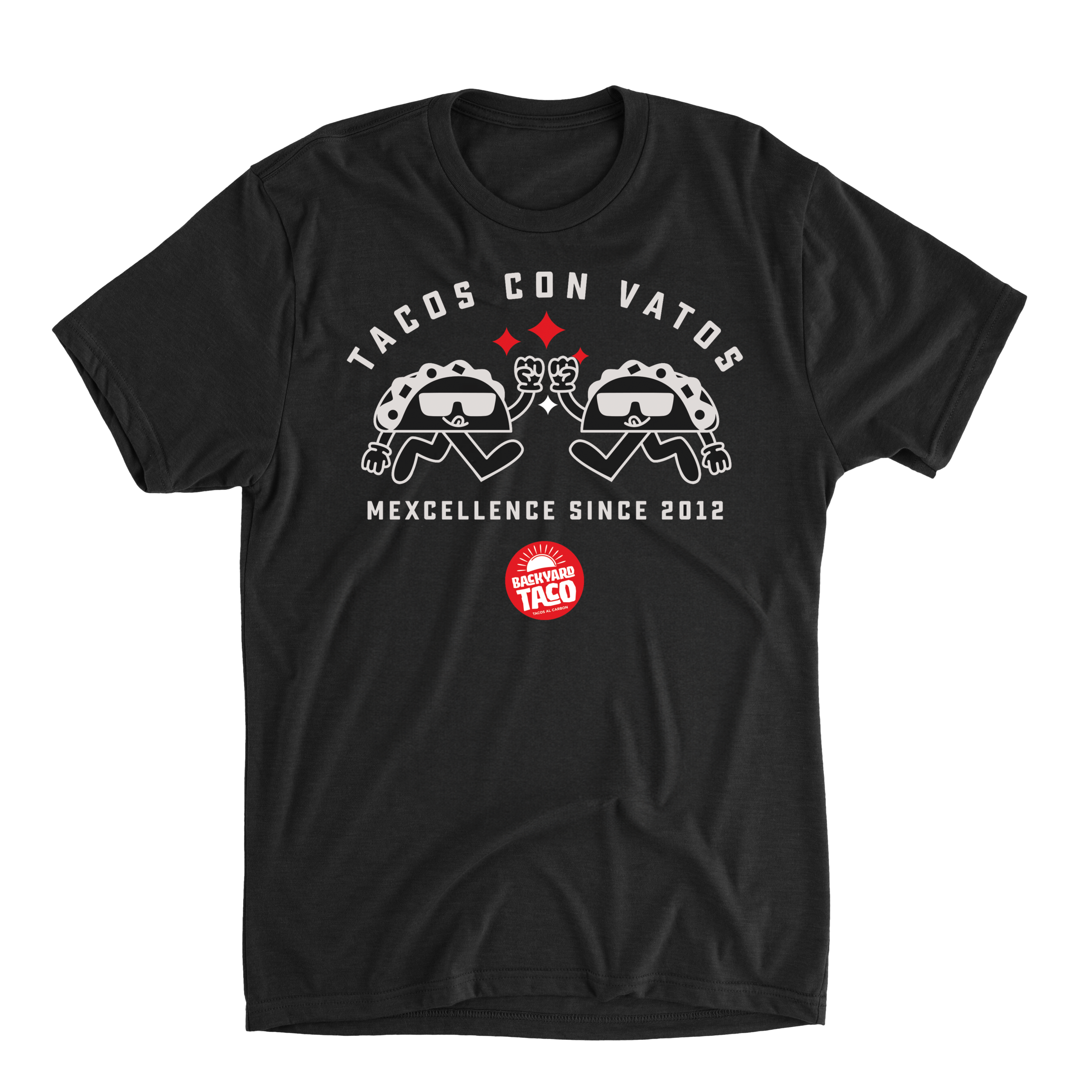 tacos con vatos t-shirt