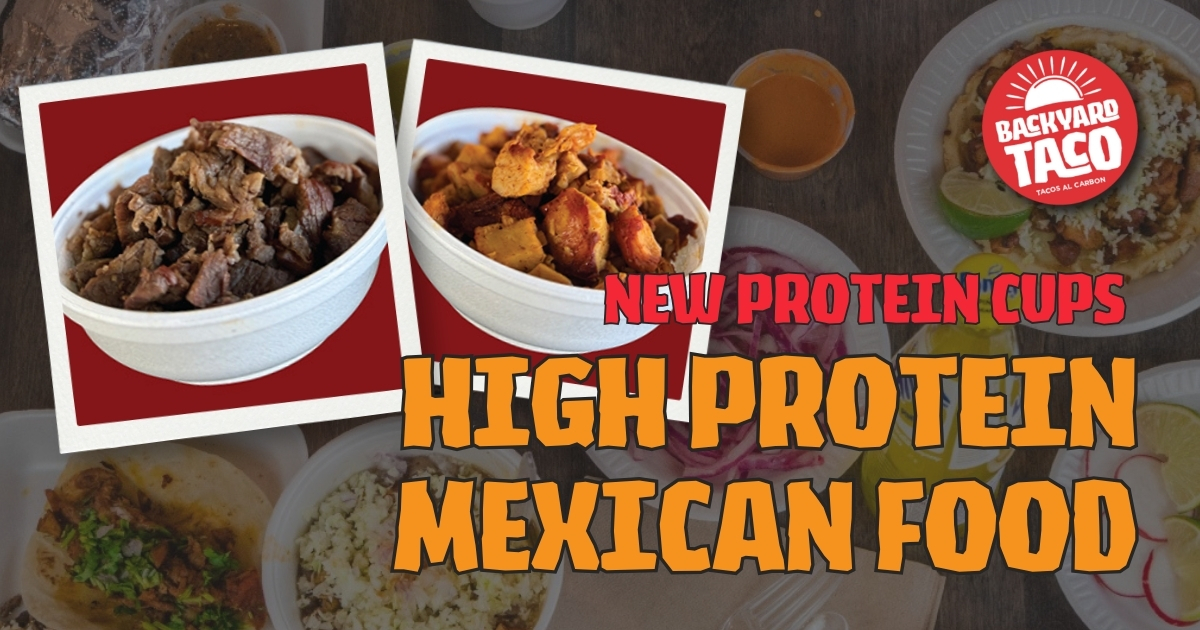High protein Mexican food
