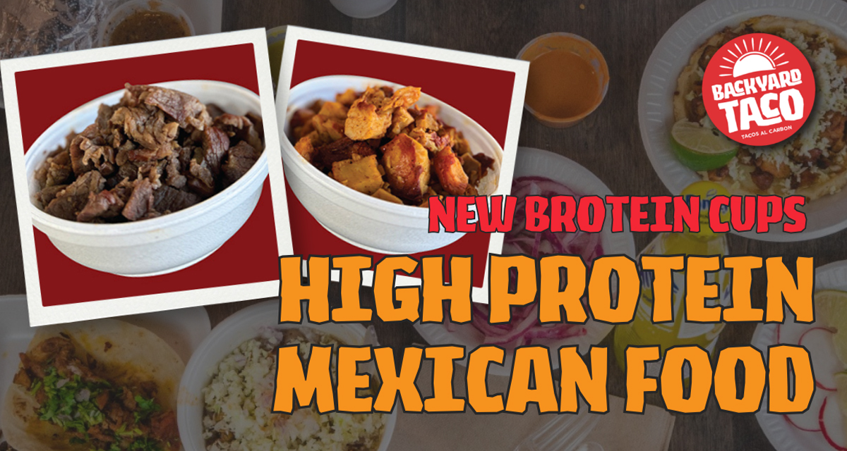 High protein Mexican food