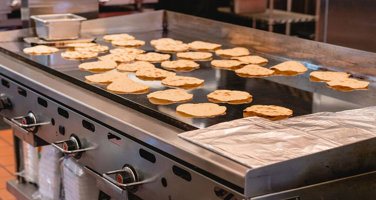 Mexican Tortillas on the Grill at Backyard Taco 