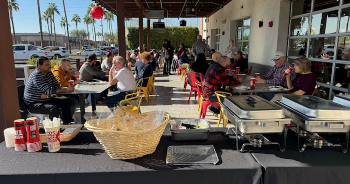 Backyard Taco patio catering