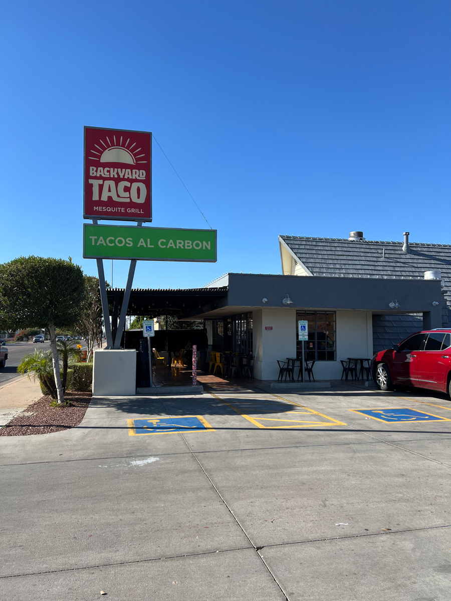 BackyardTaco Mesa University location