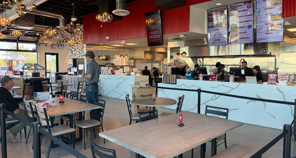  Backyard Taco Mexican food restaurant interior in Laveen 