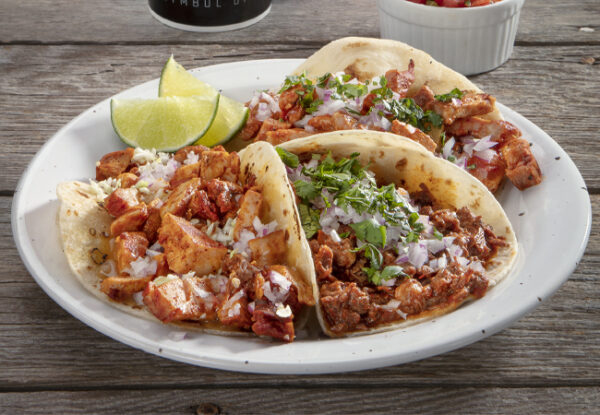 Mesquite-grilled tacos at Backyard Taco in Laveen, AZ