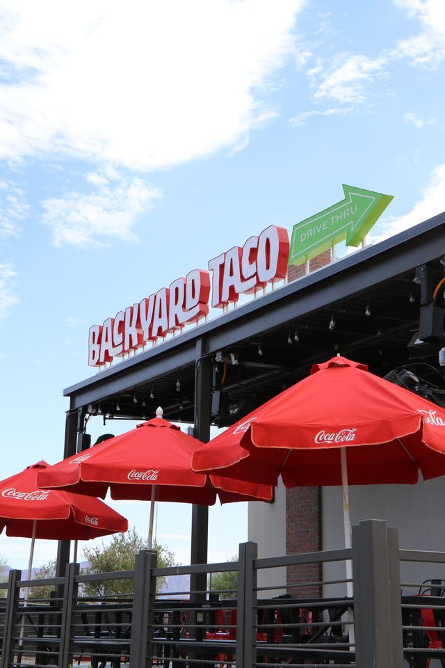 Patio Dining at Backyard Taco Laveen